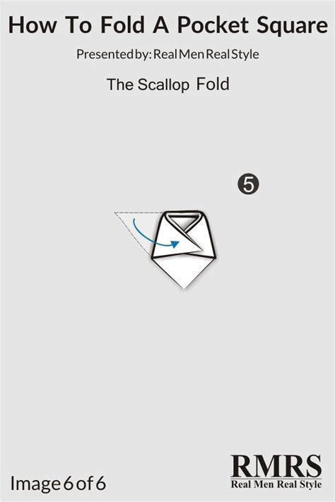 How To Fold A Pocket Square | The Scallop Fold