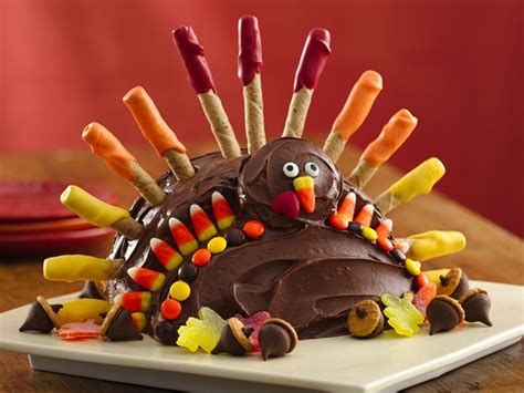 Thanksgiving desserts dessert thanksgiving fall. Turkey Cake recipe from Betty Crocker