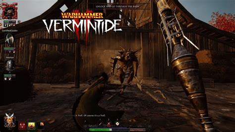 Warhammer Vermintide 2 Against The Grain Gameplay Taking Down A Bile