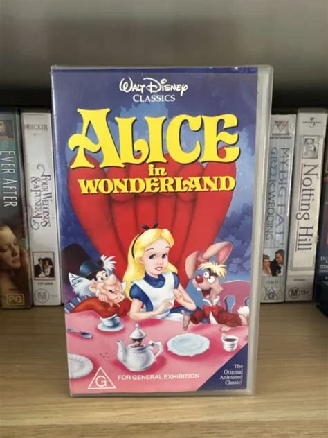WALT DISNEY CLASSICS Alice In Wonderland Vhs PicClick