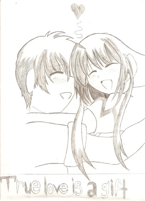 Anime Couple In Love By Wishes2manga On Deviantart