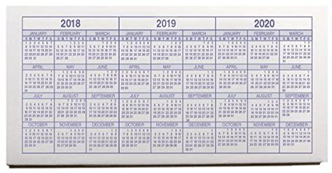10 Checkbook Registers With 2018 2019 2020 Calendars Buy Online In