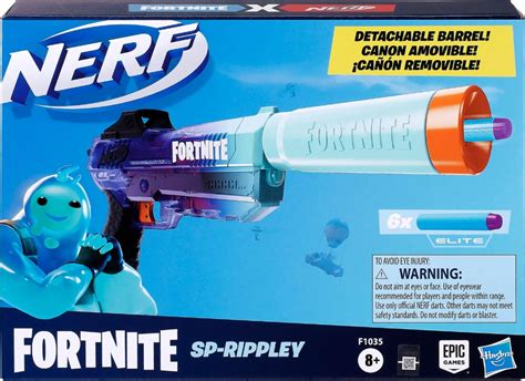 New Nerf Fortnite Sp Rippley Elite Dart Blaster W Removable Barrel