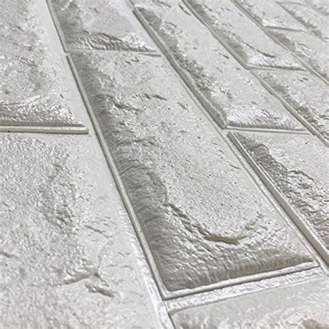 Papel Tapiz De Ladrillo Blanco Art3d - $ 126.900 en Mercado Libre