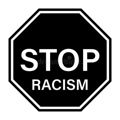 Discrimination Racist Prejudice Biased Cliparts Stock Vector
