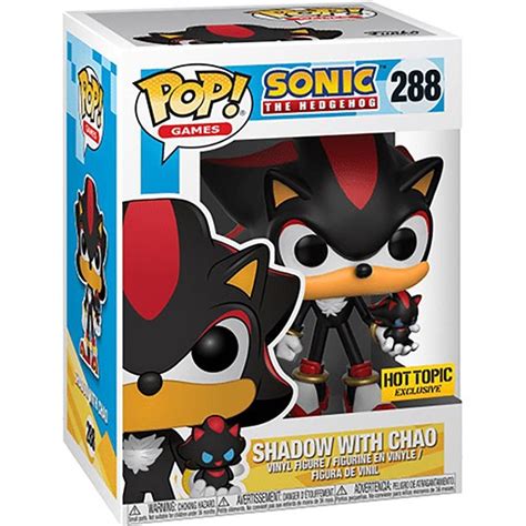 Funko Pop Shadow With Chao Sonic The Hedgehog 288
