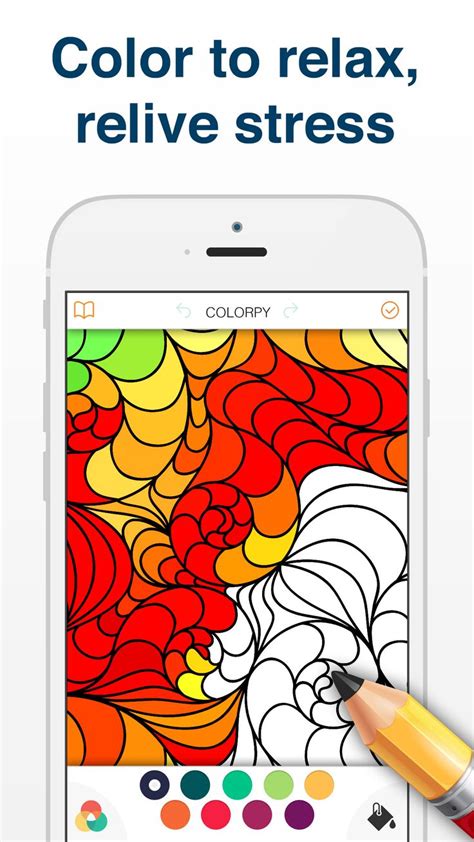 Install App For Ios Or Android Now For Free Color Therapy Coloring