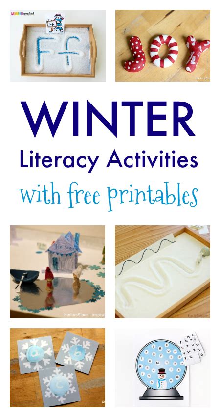 Winter Literacy Lesson Plans With Free Printables Winter Literacy