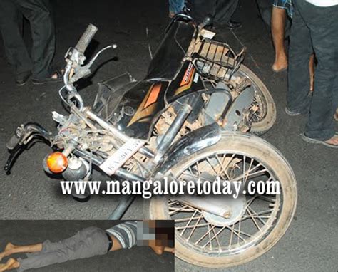Mangalore Today Latest Main News Of Mangalore Udupi Page Rider Killed In Bike Truck