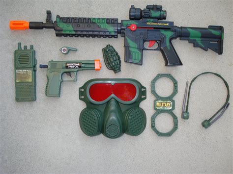 M16 Military Toy Gun Play Set Includes M16 Toy Machine Gun Pistol
