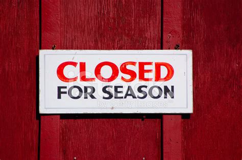 Closed For The Season Stock Photo Royalty Free Freeimages