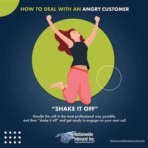 How To Deal With An Angry Customer Infographic Nationwide Inbound Inc