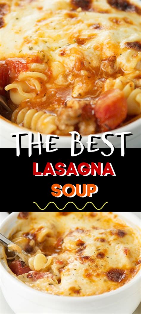 I used chicken oxo cubes (hides face in shame). Lasagna Soup | Recipe | Soup, Lasagna