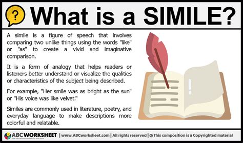 Definition Of Simile Meaning Of Simile