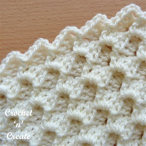 Raised Textured Group Stitch Crochet N Create