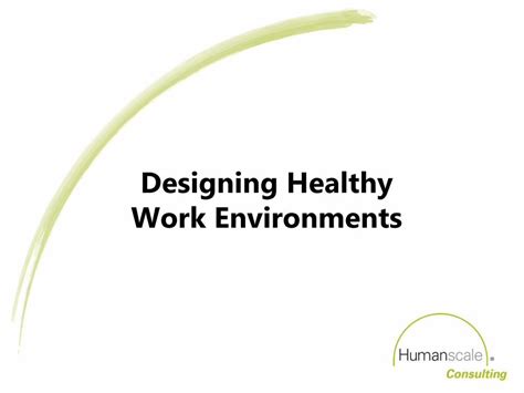 Pdf Designing Healthy Work Environments · 2018 4 4 · A Simple Cost
