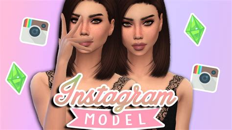 Create A Sim Instagram Model The Sims 4 Youtube