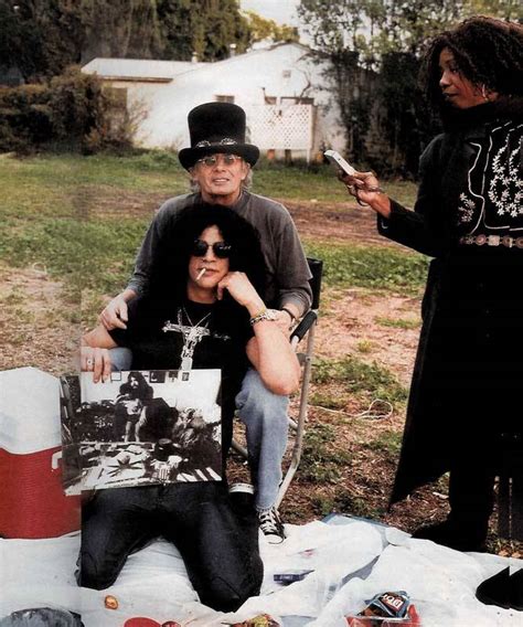 Saul Slash Hudson w/Albion Ash Hudson (brother), Anthony Hudson (dad