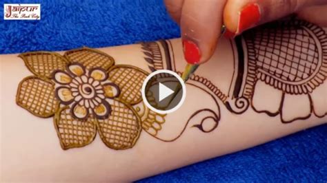 Eid Special Easy Floral Mehndi Designs For Hand K4 Fashion