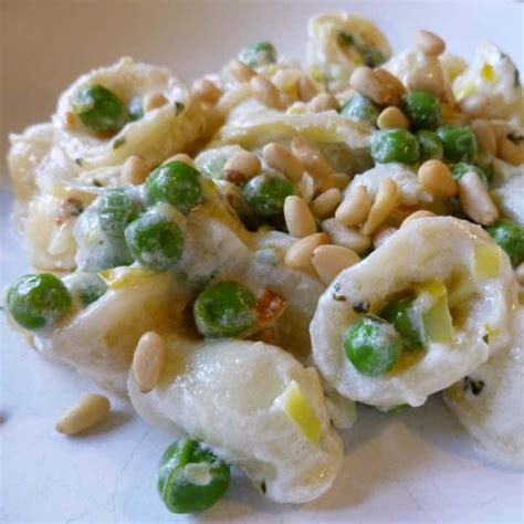 Orecchiette With Goat Cheese Peas And Mint All Ways Delicious