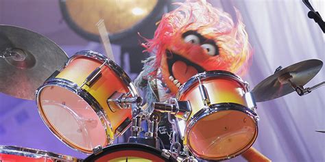 A Brief Interview With Muppets Drummer Animal Whos Playing Outside