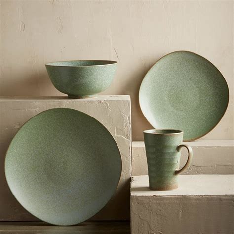 Terra Green Stone Dinnerware Collection Vivaterra Stoneware