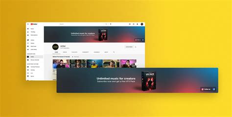 Youtube Banners Template