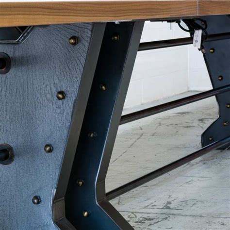 10 foot folding rolling conference table $250 (sac > sacramento, ca) pic hide this posting restore restore this posting. Ash & Steel Rolling Conference Table - Real Industrial Edge Furniture | Custom, Industrial ...