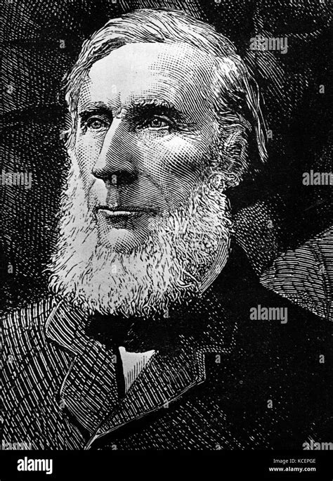 Portrait Of John Tyndall 1820 1893 An Irish Physicist Dated 19th