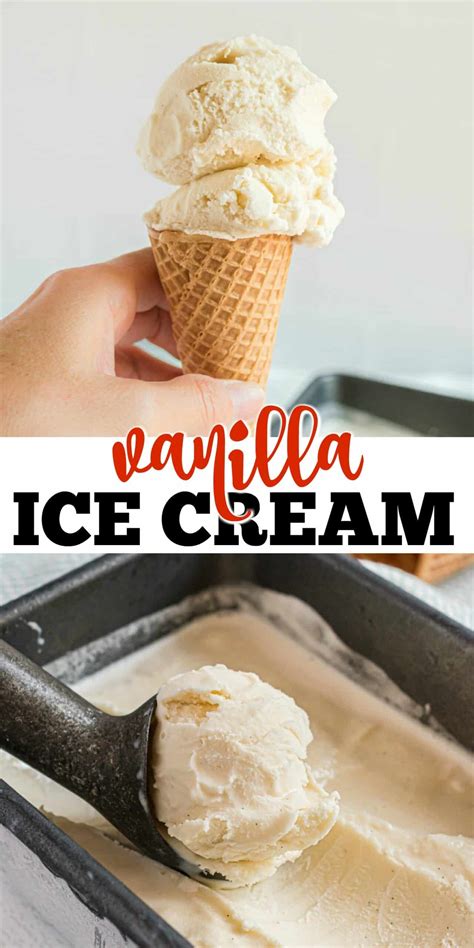 Homemade Vanilla Ice Cream Recipe Shugary Sweets