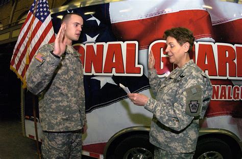Pennsylvania Tag Swears In Son National Guard Guard News The