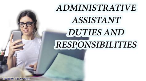 Administrative Assistant Duties And Responsibilities Youtube