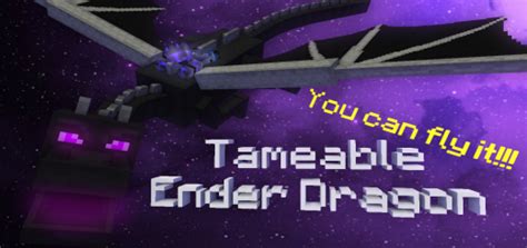 Tameable Ender Dragon Minecraft Addon