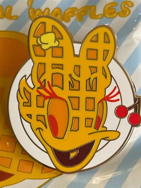 Disney Mystery Lr Pin Whimsical Waffles Daisy Duck With Butter And Cherries Picclick