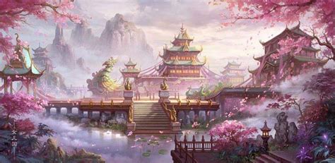 Pin By Thiên On Phong Cảnh Cổ Fantasy Landscape Fantasy Artwork