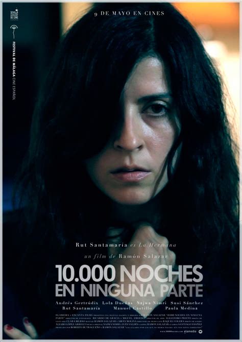 10 000 noches en ninguna parte cartel de la película 7 de 9 rut santamaría es la hermana