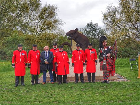 Taxi Volunteers Attend Unveiling Of Desert Rats Memorial In