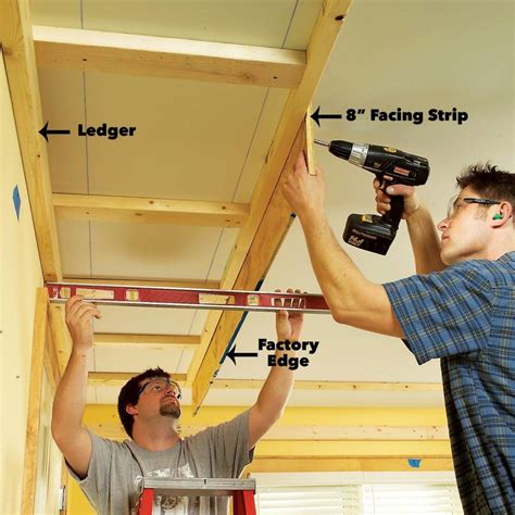 This can be particularly difficult if you are trying to stay on a budget with your basement ceiling project. How to Build a Soffit Box with Recessed Lighting ...