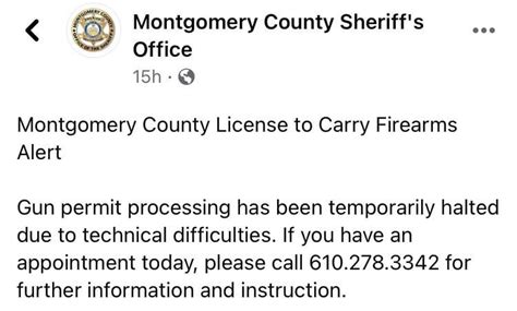 Montgomery County Pa Halts Permit Issuing Rccw