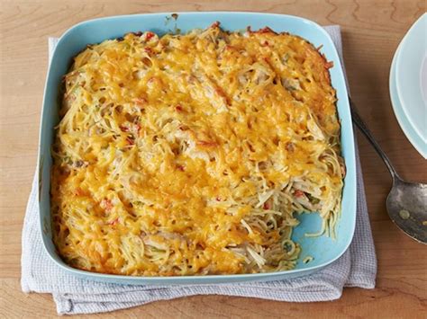 Cater for a crowd with this easy, hearty chicken casserole that evokes summer in provence using a fragrant selection of herbs, tomatoes, olives and. Chicken Spaghetti Recipe | Ree Drummond | Food Network