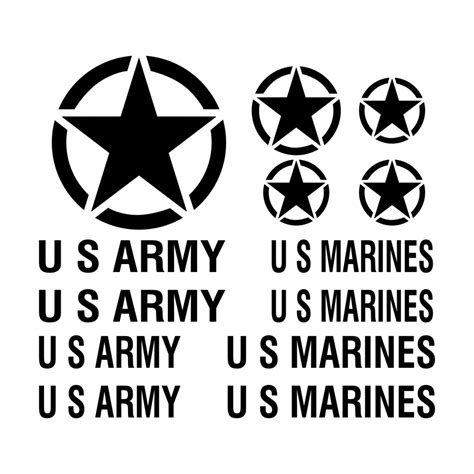 Military Stencil Font Usmc