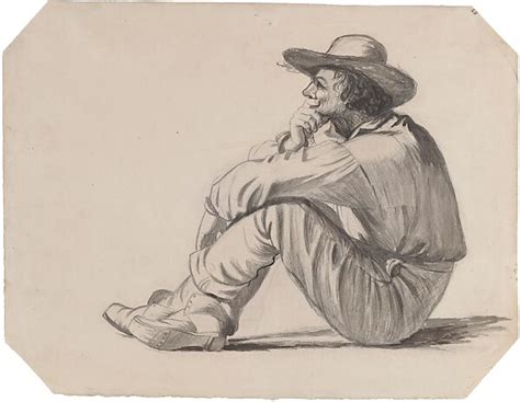 George Caleb Bingham Boatman Possible Alternate Study For Figure In Right Foreground Of