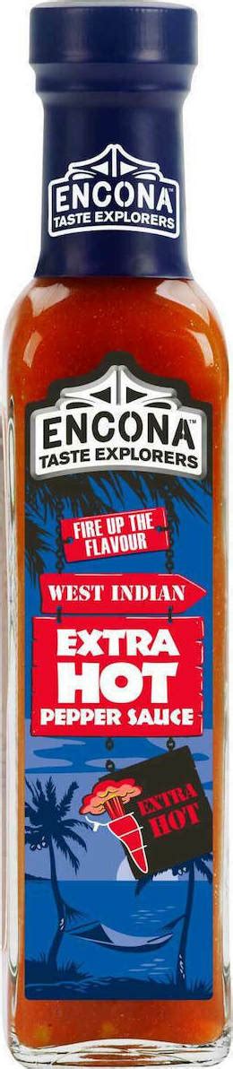 Encona Sauce West Indian Extra Hot Pepper 142ml Skroutzgr