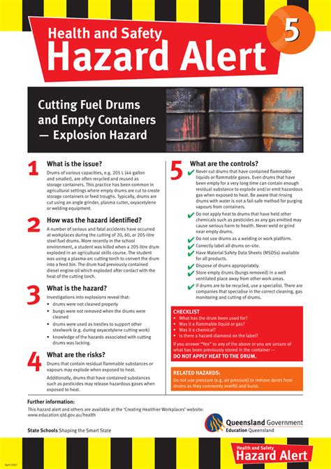 Explosion Hazard Health And Safety