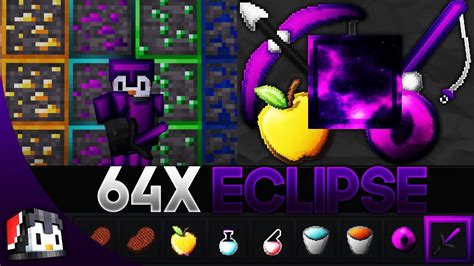 Eclipse 64x Mcpe Pvp Texture Pack Fps Friendly By Looshy Youtube