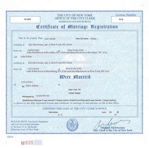 Apostille For New York Marriage Certificate Foreign Documents Express