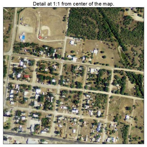Aerial Photography Map Of Baird Tx Texas