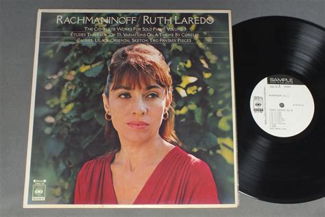 Ruth Laredoルース・ラレードrachmaninoff Complete Works For Solo Piano Vol3