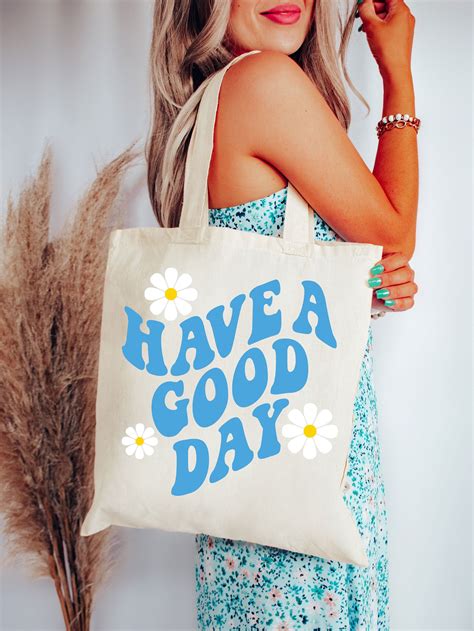 Have A Good Day Tote Bag Trendy Tote Bag Preppy Aesthetic Tote Etsy