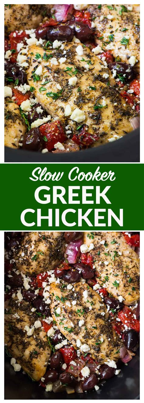 Slow Cooker Greek Chicken Recipe